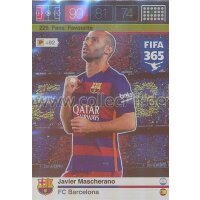 Fifa 365 Cards 2016 229 Javier Mascherano - Fans Favourites