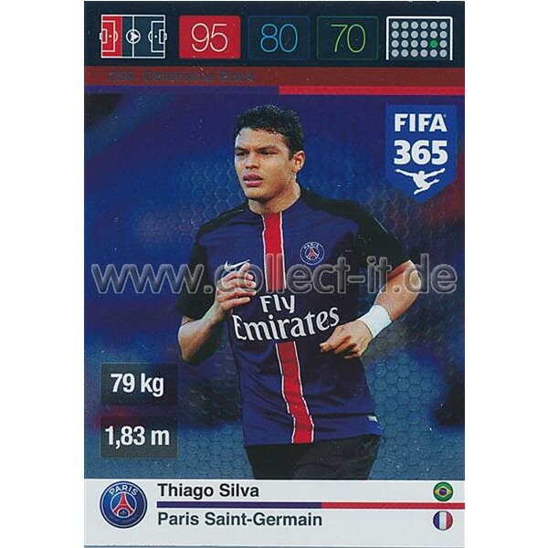 Fifa 365 Cards 2016 258 Thiago Silva - Defensive Rocks