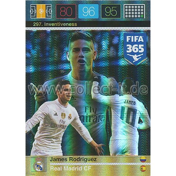 Fifa 365 Cards 2016 297 James Rodriguez - Inventiveness