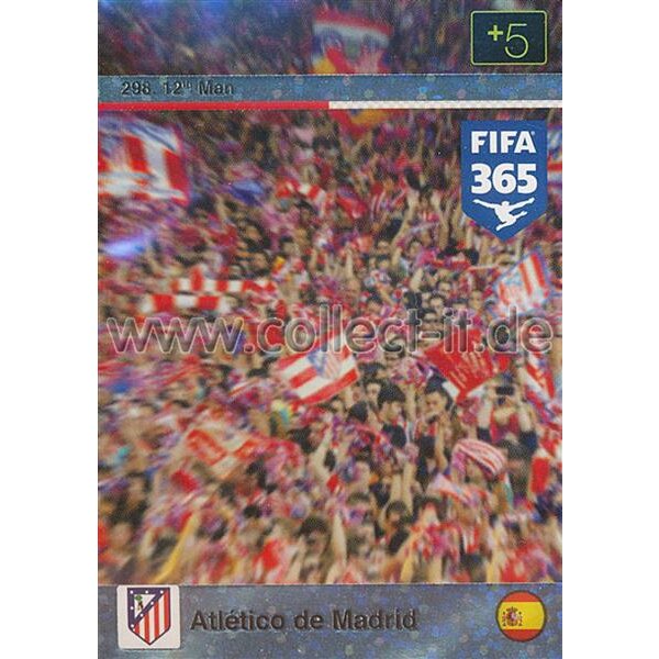 Fifa 365 Cards 2016 298 Atletico de Madrid - 12th Man