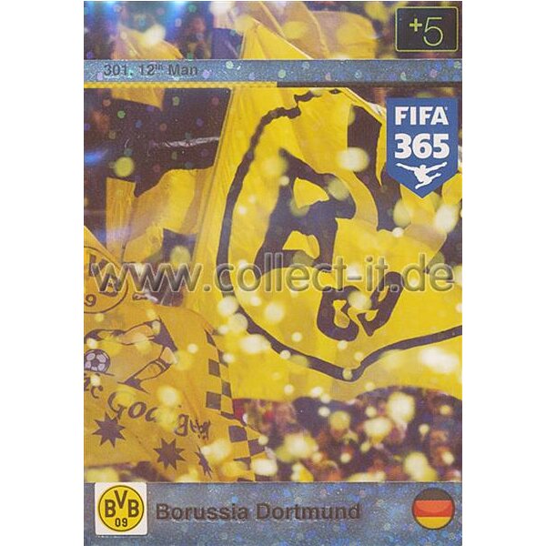 Fifa 365 Cards 2016 301 Borussia Dortmund - 12th Man