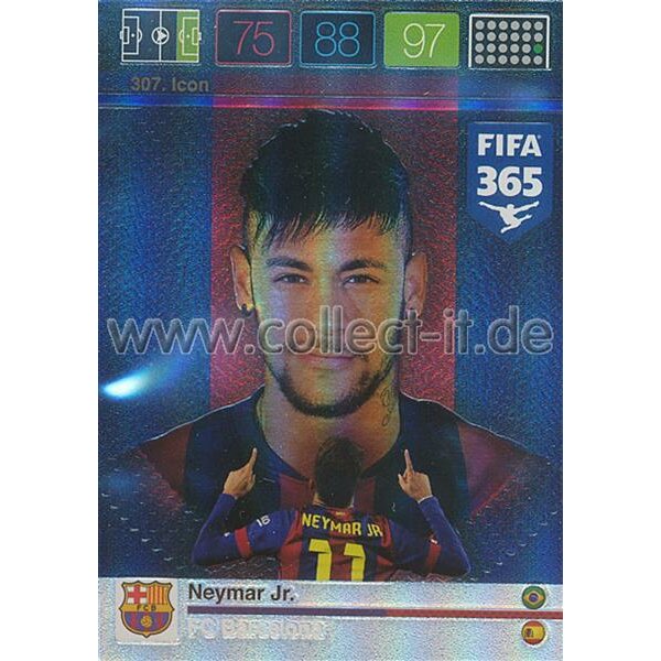 Fifa 365 Cards 2016 307 Neymar Jr Icons 399