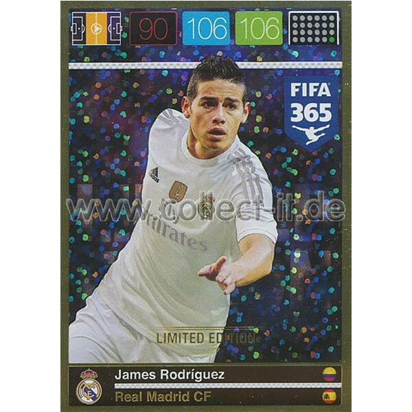 Fifa 365 Cards 2016 LE3 - James Rodriguez - Limited Edition