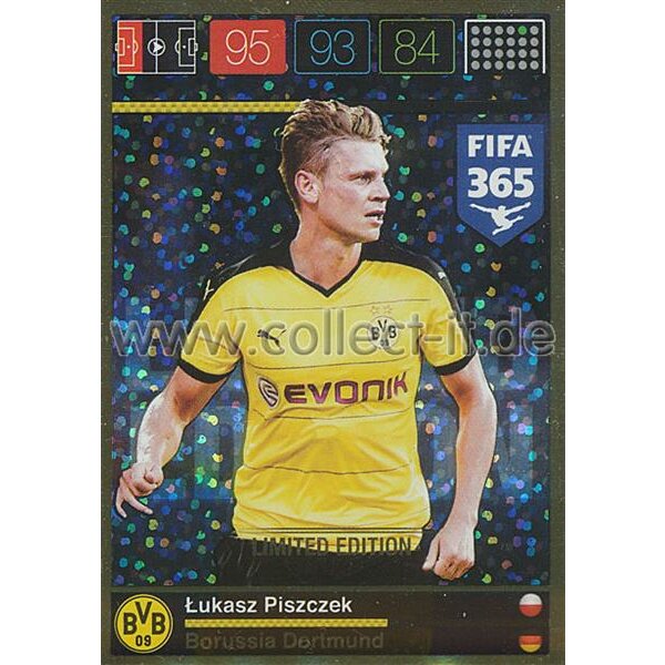 Fifa 365 Cards 2016 LE6 - Lukasz Piszczek - Limited Edition