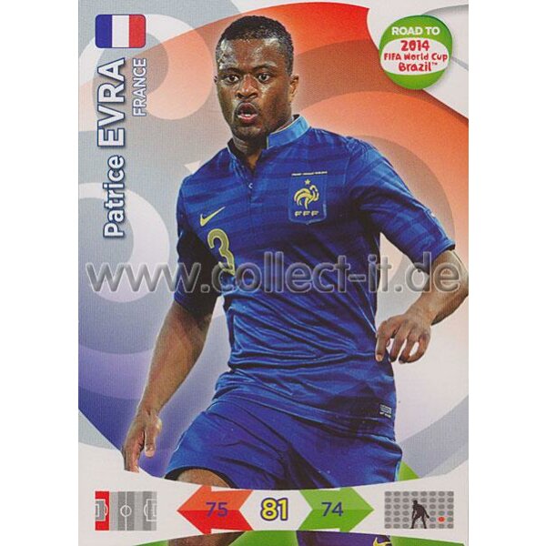 PAD-RT14-090 - Patrice Evra - Base Card