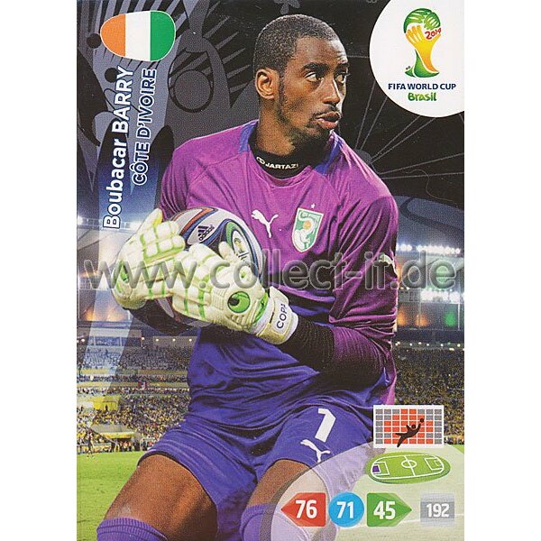 PAD-WM14-095 - Boubacar Barry - Base Card