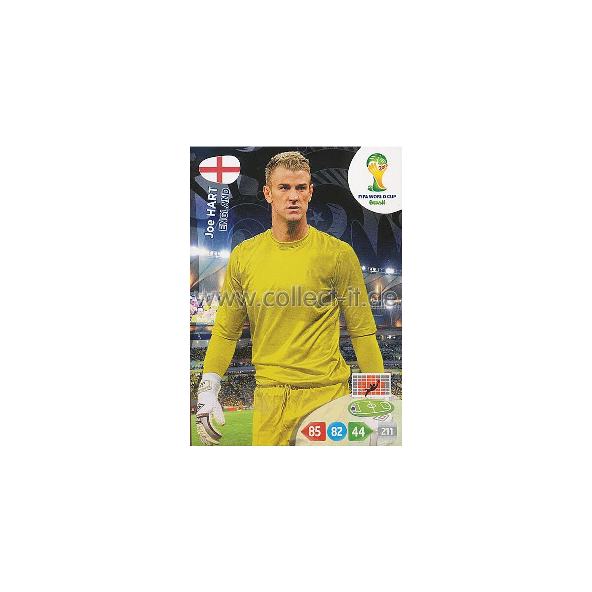 Pad Wm14 128 Joe Hart Base Card 0 50