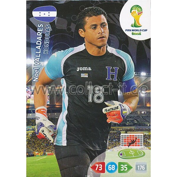 PAD-WM14-188 - Noel Valladares - Base Card