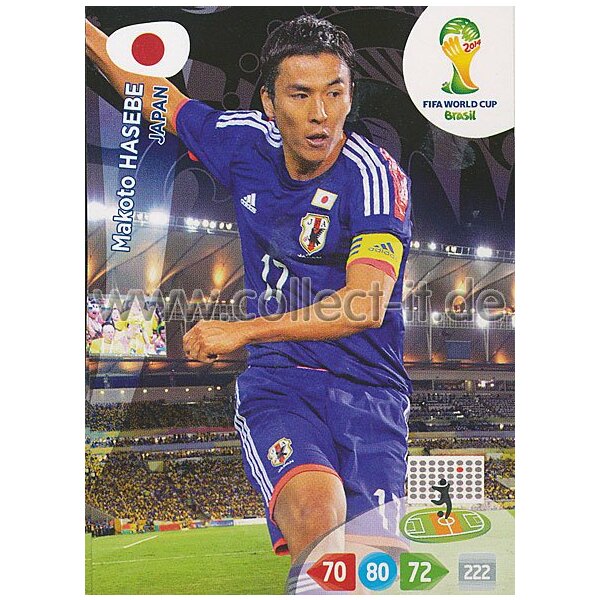 PAD-WM14-230 - Makoto Hasebe - Base Card