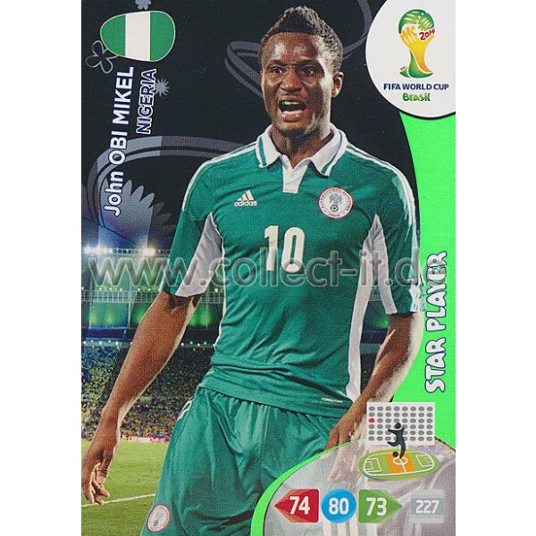 PAD-WM14-264 - John Obi Mikel - Star Player