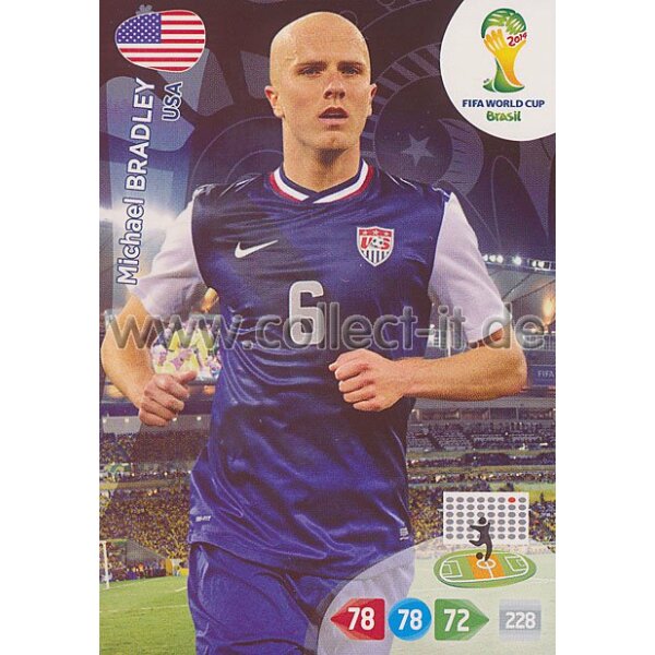 PAD-WM14-322 - Michael Bradley - Base Card