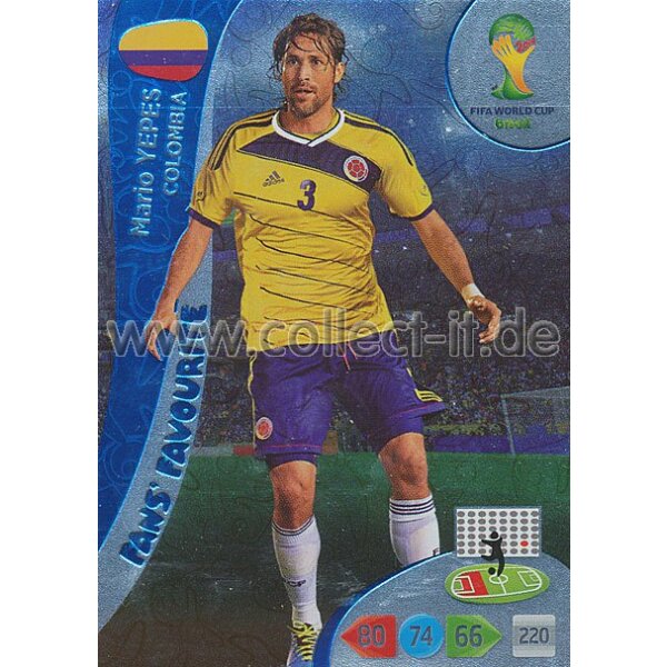 PAD-WM14-331 - Mario Yepes - Fans Favourite