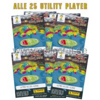 Panini WM 2014 Adrenalyn XL - Spar 9 - ALLE 25 Utility...