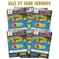 Panini WM 2014 Adrenalyn XL - Spar 12 - ALLE 27 Fans...