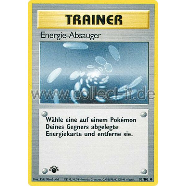 92/102 - Energie-Absauger - 1. Edition