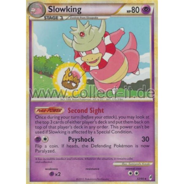 32/95 Slowking - Call of Legends - Unlimitiert - Englisch