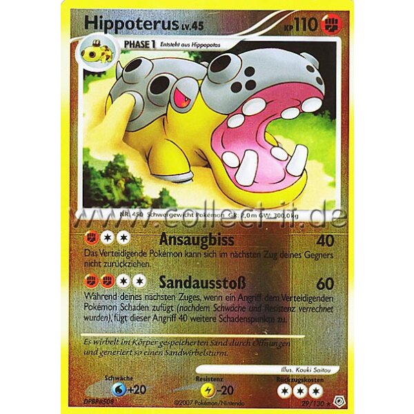 29/130 - Hippoterus - Reverse Holo