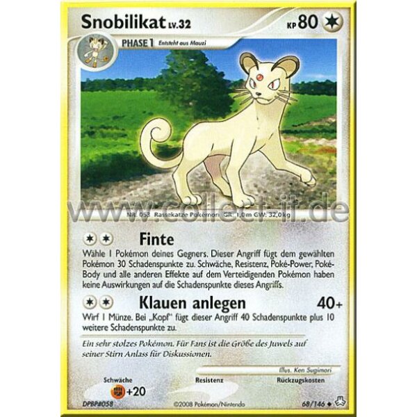 68/146 - Snobilikat