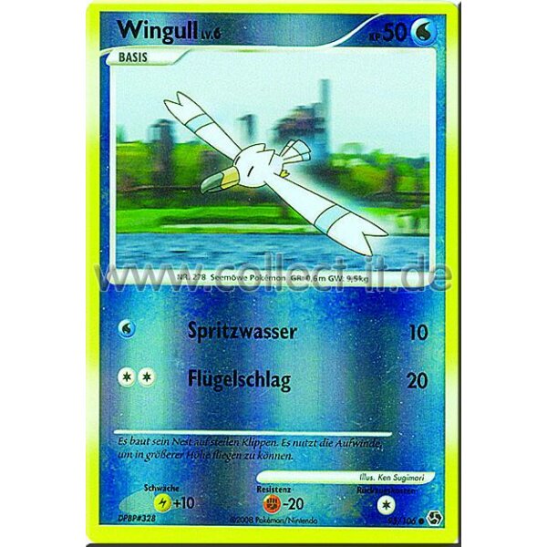 95/106 - Wingull - Reverse Holo