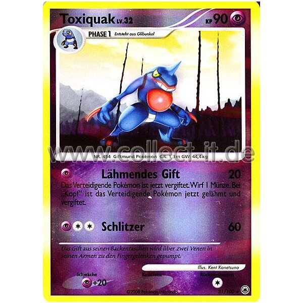 31/100 - Toxiquak - Reverse Holo