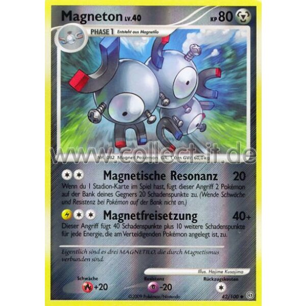 42/100 - Magneton - Reverse Holo