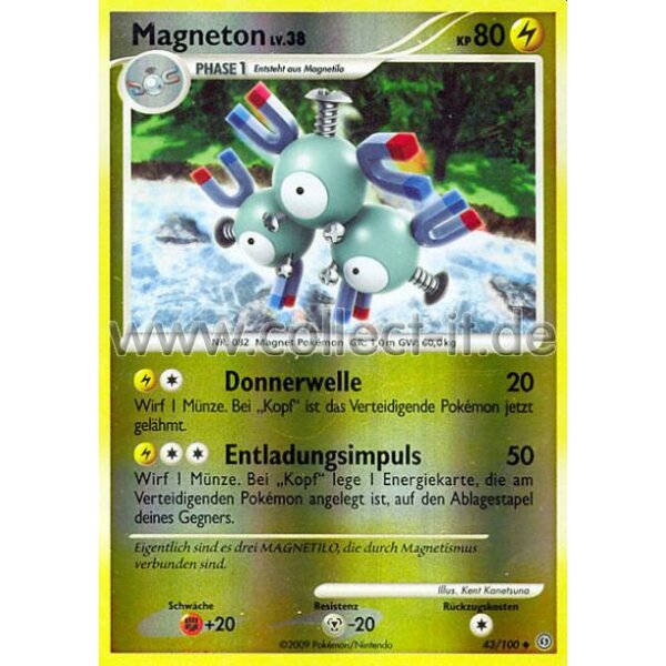 43/100 - Magneton - Reverse Holo