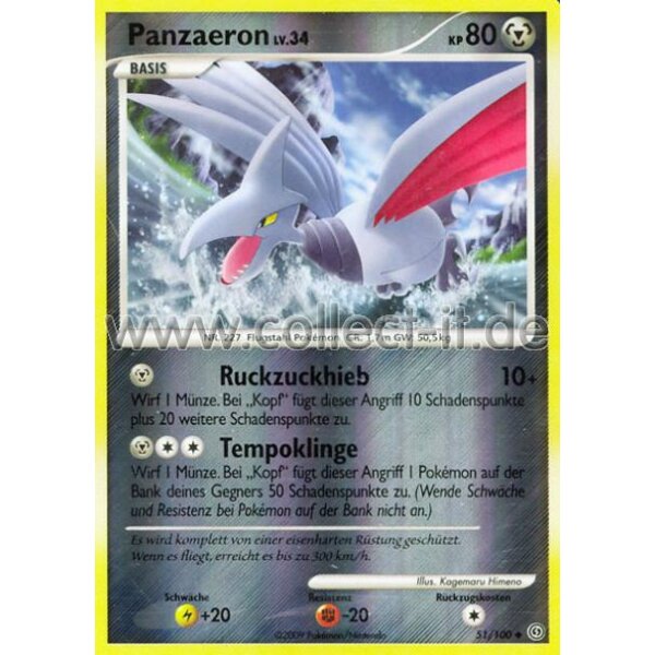 51/100 - Panzaeron - Reverse Holo