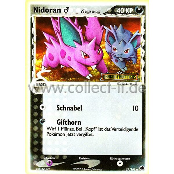 57/101 - Nidoran - Reverse Holo