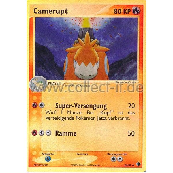 24/97 - Camerupt - Reverse Holo