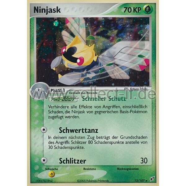 13/107 - Ninjask - Holo