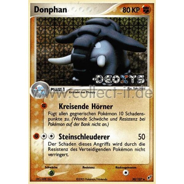 030/107 - Donphan - Reverse Holo