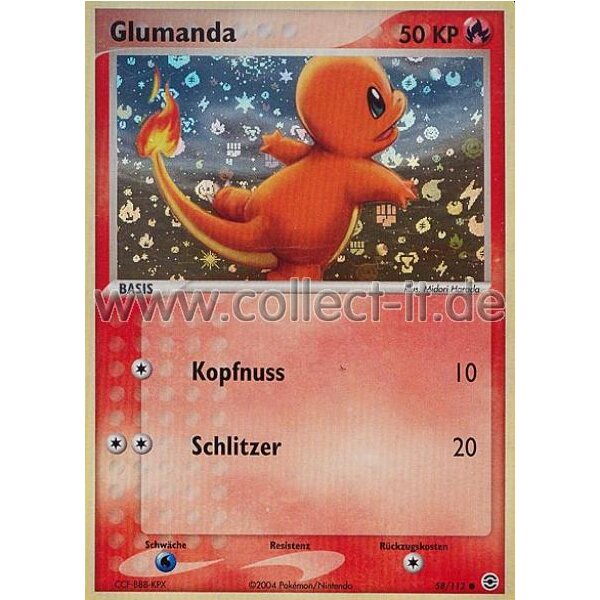 58/112 - Glumanda - Reverse Holo