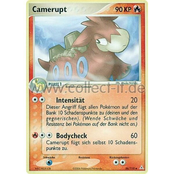 36/110 - Camerupt