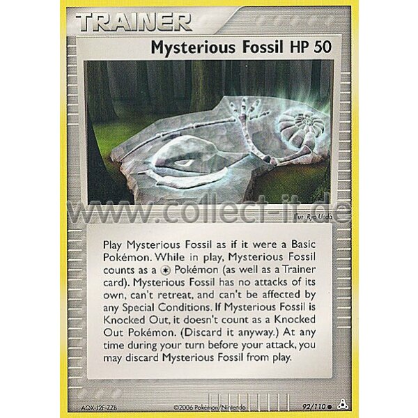 92/110 - Mysterious Fossil