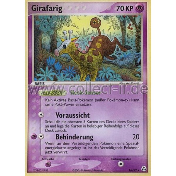 16/92 - Girafarig