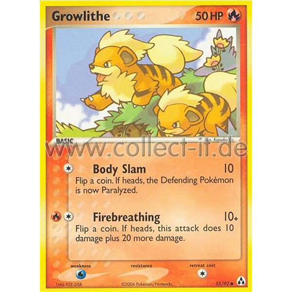 55/92 Growlithe