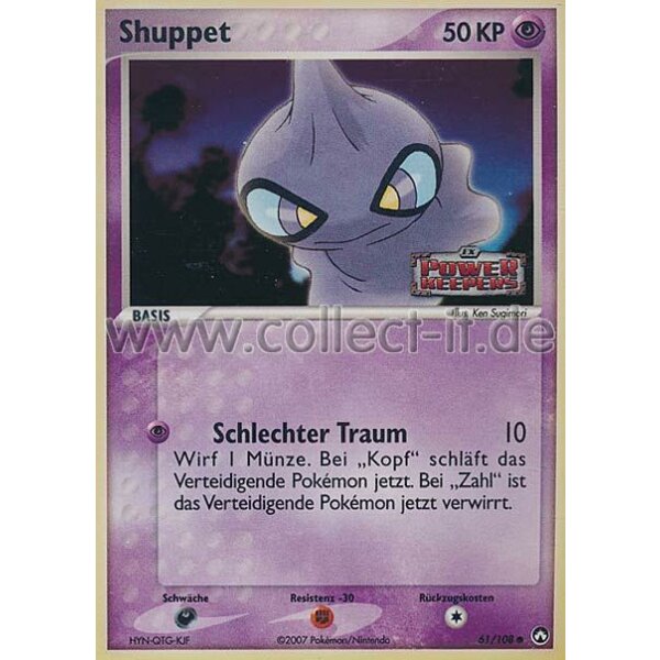 61/108 - Shuppet - Reverse Holo