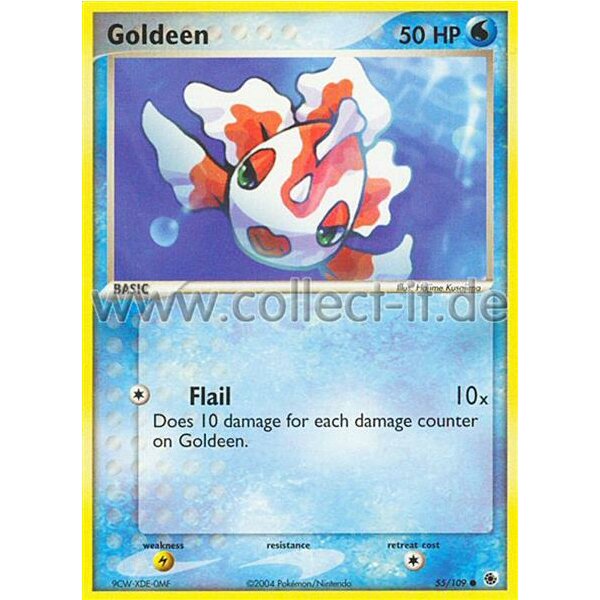 55/109 Goldeen - EX Ruby Sapphire - ENGLISCH