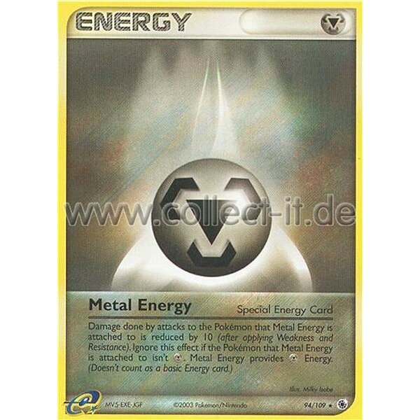 94/109 Metal Energy - EX Ruby Sapphire - ENGLISCH