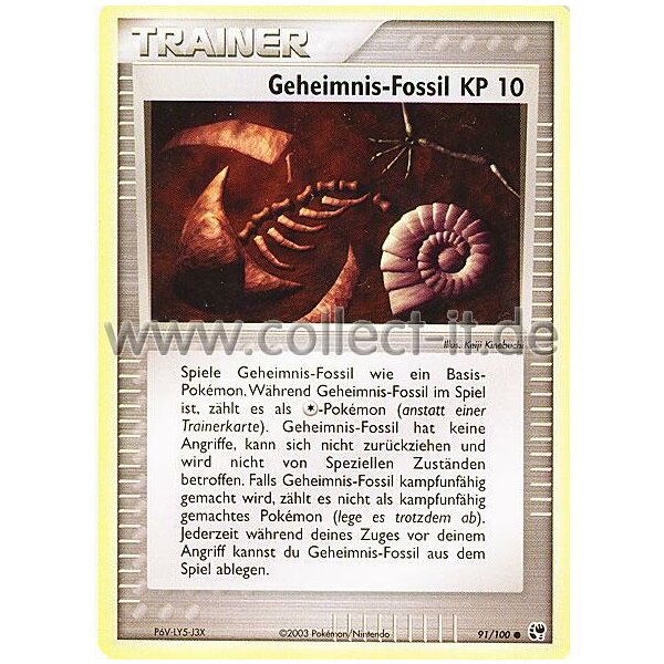 91/100 - Geheimnis-Fossil