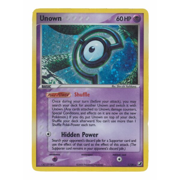 C/28 Unown - EX Unseen Forces