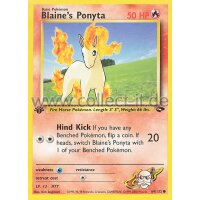 64/132 - Blaine‘s Ponyta - Common - Englisch 1st...