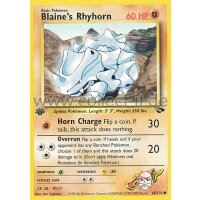 65/132 - Blaine‘s Rhyhorn - Common - Englisch 1st...