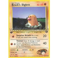 67/132 - Brock‘s Diglett - Common - Englisch 1st...