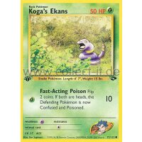 77/132 - Koga‘s Ekans - Common - Englisch 1st Edition