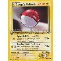 84/132 Lt. Surges Voltorb - Gym Challenge - First Edition