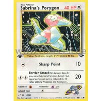 98/132 - Sabrina‘s Porygon - Common - Englisch 1st...