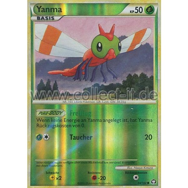 84/102 - Yanma - Reverse Holo