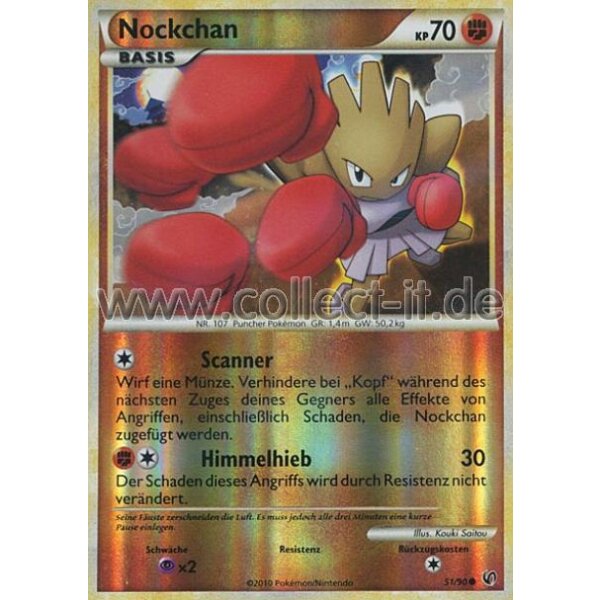 51/90 - Nockchan - Reverse Holo