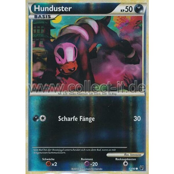 53/90 - Hunduster - Reverse Holo